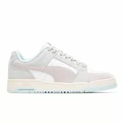 Puma WOMEN'S SLIPSTREAM LO STITCHED UP WHITE/MARSHMELLOW/GRAY VIOLET/LIGHT AQUA