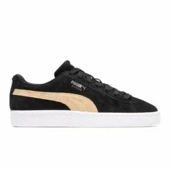 Puma WOMEN'S SUEDE T7 LIGHT BLACK/LIGHT SAND/WHITE/BLACK/WHITE