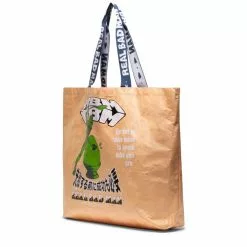 Real Bad Man OUT OF YOUR MIND TYVEK TOTE YELLOW -Women's Footwear Sales Shop RealBadManRealBadMan OUTOFYOURMINDTYVEKTOTEYELLOWOSRBM08010 2 grande