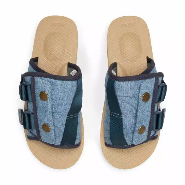 Suicoke X BODEGA KAW-CAB SLIDE DENIM 6 Suicoke X BODEGA KAW-CAB SLIDE DENIM - Image 4