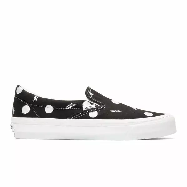 Vans U OG CLASSIC SLIP-ON LX VAULT POLKA DOT BLACK 3 Vans U OG CLASSIC SLIP-ON LX VAULT POLKA DOT BLACK