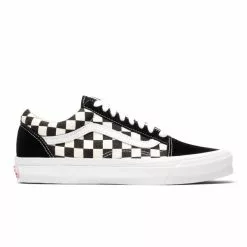 Vault By Vans OG OLD SKOOL LX BLACK/CLASSIC WHITE CHECKERBOARD