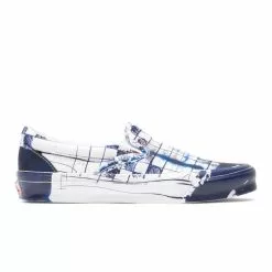Vault By Vans X CONOR TINGLEY CLASSIC SLIP-ON LX TRUE WHITE/BLUE