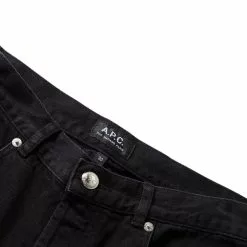 A.P.C. STANDARD JEANS BLACK -Women's Footwear Sales Shop a.p.c.JEANSTANDARDBLACK30COFBH H09080 4 grande