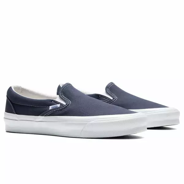 Vault By Vans OG CLASSIC SLIP-ON LX (SS20) NAVY 4 Vault By Vans OG CLASSIC SLIP-ON LX (SS20) NAVY - Image 2