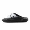 And Wander X OOFOS AHH RECOVERY SANDLE BLACK/WHITE