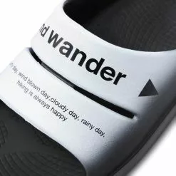 And Wander X OOFOS AHH RECOVERY SANDLE BLACK/WHITE -Women's Footwear Sales Shop andwanderXOOFOSAHHRECOVERYSANDLEBLACKWHITE85742178203 5 grande