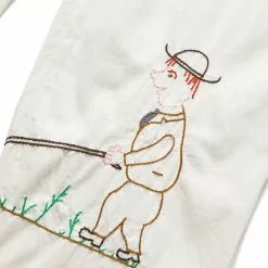 BODE HOUDY FREINDS TROUSERS WHITE -Women's Footwear Sales Shop bodeHOUDYFREINDSTROUSERSWHITE32MRBT000057 3 grande