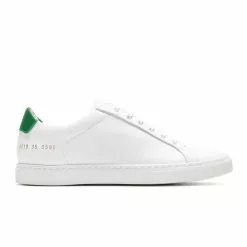 Common Projects WOMEN'S RETRO LOW WHITE/GREEN