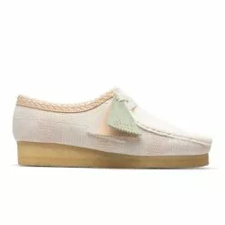 Clarks WALLABEE WNS OFF WHITE HAIRY