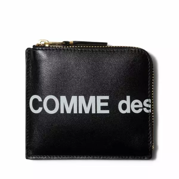Comme Des Garçons Wallet HUGE LOGO BLACK