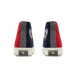 Converse CHUCK 70 HI RED/BLUE/BLACK -Women's Footwear Sales Shop converseCHUCK70HIREDBLUEBLACK8172267C 3 grande
