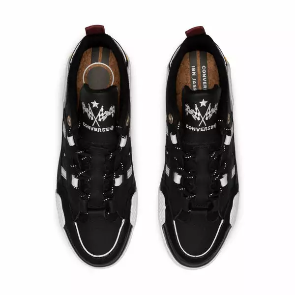 Converse X IBN JASPER ONE STAR OX BLACK/WHITE/SPECTRA YELLOW 6 Converse X IBN JASPER ONE STAR OX BLACK/WHITE/SPECTRA YELLOW - Image 4