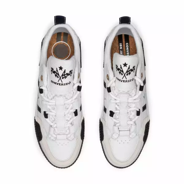 Converse X IBN JASPER ONE STAR OX WHITE/BLACK/WHITE 6 Converse X IBN JASPER ONE STAR OX WHITE/BLACK/WHITE - Image 4