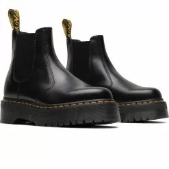 Dr. Martens WOMEN'S 2976 QUAD BLACK POLISHED SMOOTH -Women's Footwear Sales Shop drmartens2976QUADBLACKPOLISHEDSMOOTH724687001 2 grande