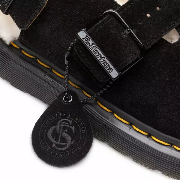 Dr. Martens JORGE MADE IN ENGLAND SHEARLING MULE BLACK 7 Dr. Martens JORGE MADE IN ENGLAND SHEARLING MULE BLACK - Image 5