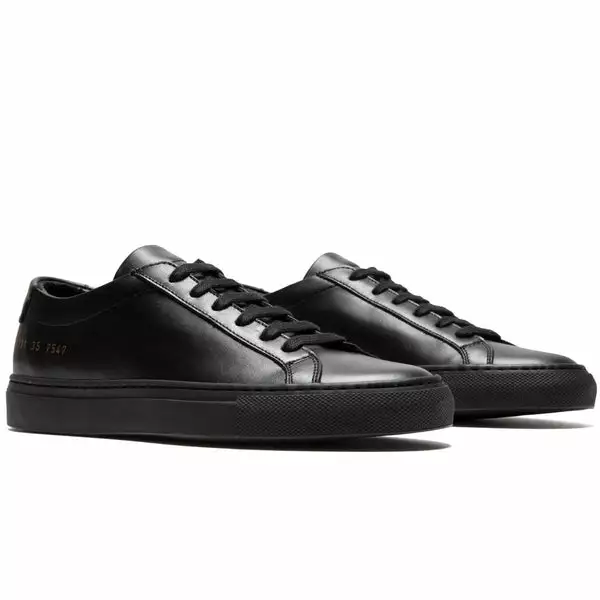 Common Projects WOMEN'S ORIGINAL ACHILLES LOW BLACK 4 Common Projects WOMEN'S ORIGINAL ACHILLES LOW BLACK - Image 2