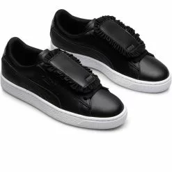 Puma WOMEN'S BASKET BADGE PUMA BLACK-FAIR AQUA -Women's Footwear Sales Shop fc0e622670f8cc90c304d2b233a2e565 grande