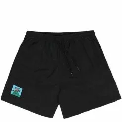 Good Morning Tapes RECYCLED RIPSTOP SWIM SHORT BLACK