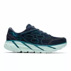 HOKA CLIFTON L EMBROIDERY OUTER SPACE/BLUE CORAL