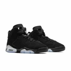 AIR JORDAN 6 RETRO (GS) BLACK/METALLIC SILVER-BLACK [001] -Women's Footwear Sales Shop jordanbrandAIRJORDAN6RETROGSBLACKMETALLICSILVER BLACK4YDX2835 001 2 grande