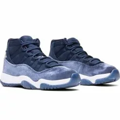 WOMEN'S AIR JORDAN 11 RETRO MIDNIGHT NAVE/SILVER-WHITE [441] -Women's Footwear Sales Shop jordanbrandWAIRJORDAN11RETROMIDNIGHTNAVESILVER WHITE5AR0715 441 2 grande
