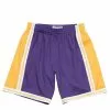 Mitchell & Ness NBA SWINGMAN ROAD SHORTS LAKERS 84-85 PURPLE -Women's Footwear Sales Shop mitchellandnessNBASWNGMNRDSHRTSLKRS84 85PURPLESSMSHGS18235 LALPURP84 1 grande
