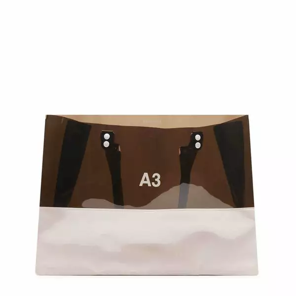 Nana-nana PVC OPAQUE A3 BLACK X LIGHT PINK 5 Nana-nana PVC OPAQUE A3 BLACK X LIGHT PINK - Image 3