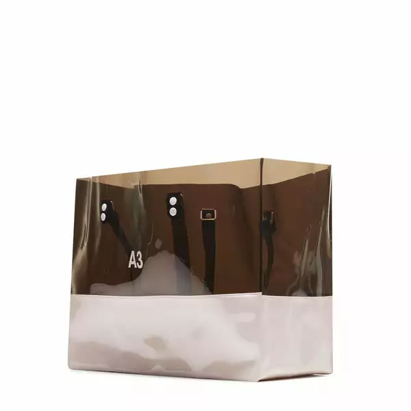 Nana-nana PVC OPAQUE A3 BLACK X LIGHT PINK 6 Nana-nana PVC OPAQUE A3 BLACK X LIGHT PINK - Image 4