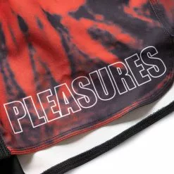 Pleasures TEETH WORKOUT SHORTS RED -Women's Footwear Sales Shop pleasuresTEETHWORKOUTSHORTSREDP22SU027 3 grande