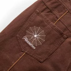 Pleasures WORSHIP PANT BROWN -Women's Footwear Sales Shop pleasuresWORSHIPPANTBROWN32P22F040 5 grande