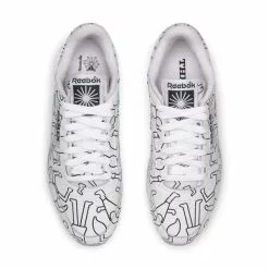 Reebok X EAMES CLASSIC LEATHER FTWWHT/FTWWHT/CBLACK -Women's Footwear Sales Shop reebokXEAMESCLASSICLEATHERFTWWHTFTWWHTCBLACK8GY6393 4 grande